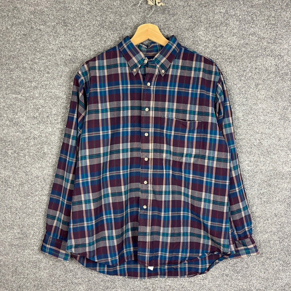 Pendleton Sir Pendleton Flannel Shirt Mens XL Multicolor Excellent Plaid Wool